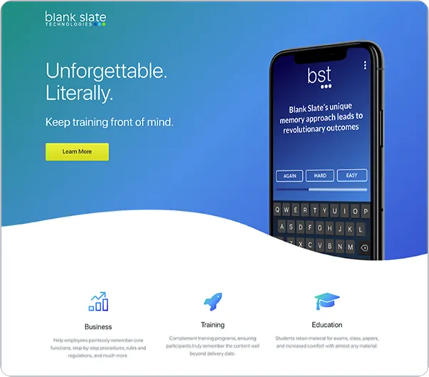 Blank Slate image for top of the page