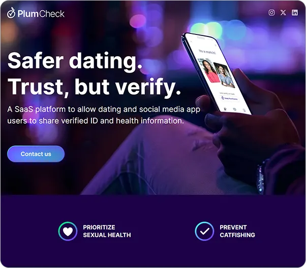 PlumCheck image for top of the page